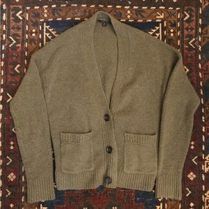 J.Crew Olive Green Cardigan Small